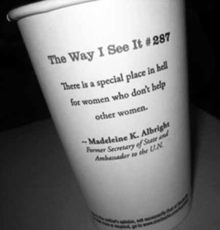 Starbucks says they are going to start putting religious quotes on cups.