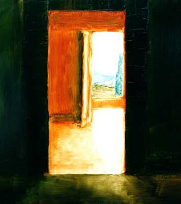 inset-of-doorways-oil-on-paper-by-michael-h-zack