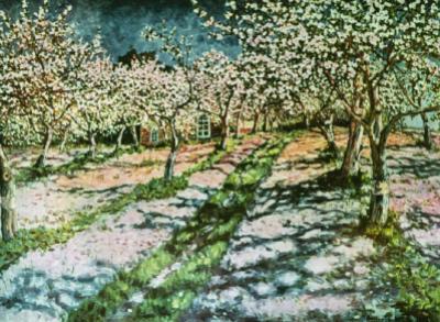 "Bloomy Apple Garden" (1936) by Nikolay Bogdanov-Belsky